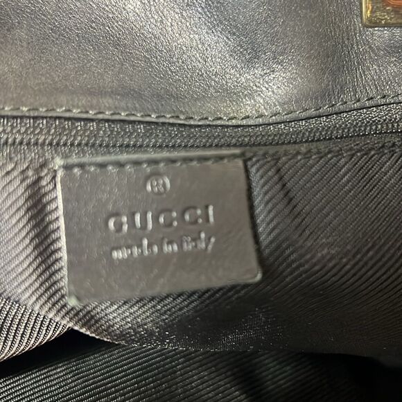 Gucci Beige and Black Patterned Tote - Picture 11 of 16